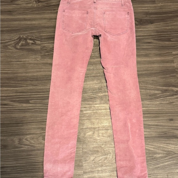 Free People Pink Low RiseCorduroy Pants 27 Boho - Picture 3 of 5